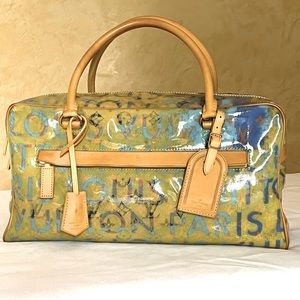 Louis Vuitton Richard Prince X Denim Pulp Weekender PM Yellow